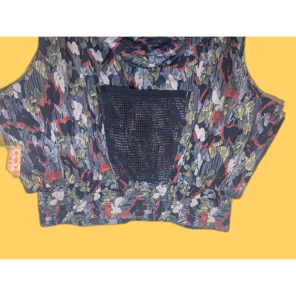 Free People Movement Supernova Floral Vest Hoodie XS NWT Fast Shipping - Picture 8 of 16